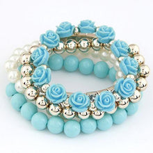 Bracelets for Women Charm Bracelets & Bangles Summer Jewelry Cute Beads Flower Bijoux Elastic Pulseira Feminina Pulseras Mujer - Fab Getup Shop